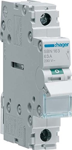 Hager Disjoncteur SBN163 EAN : 3250615510204