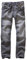 Carlo Colucci Herren Stretch 5-Pocket Trend Jeans Hose Mod. Enrico, Regular Gerade Hellgrau Midgrey Used (34/34)
