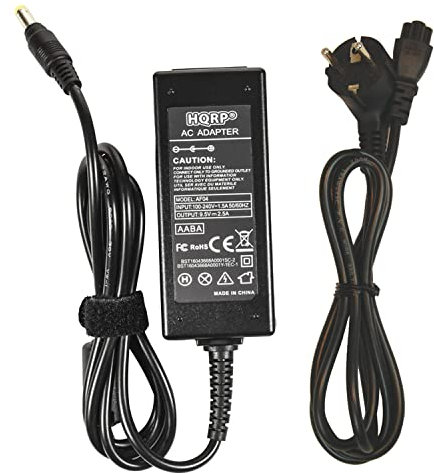 HQRP Cargador/Adaptador de CA para Casio ADE95100 AD-E95100 ADE95100L AD-E95100L ADE95100LE AD-E95100LE ADE95100LU AD-E95100LU ADE95100LG AD-E95100LG