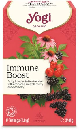 Yogi Tea Immune Support Organic Herbal Tea, 17 x 2g