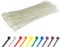 Gocableties - Fascette Plastica Bianche/Trasparenti - 150 mm x 3,6 mm - 100 Pezzi - Piccole Fascette Elettricista