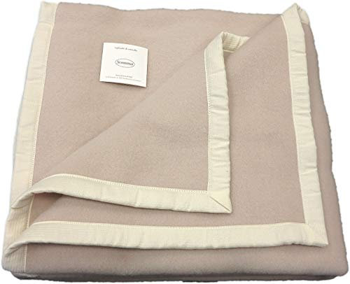 Somma Coperta Panno Daisy cm.210x250 GR.450 - Lana Vergine 100% Nuova Zelanda