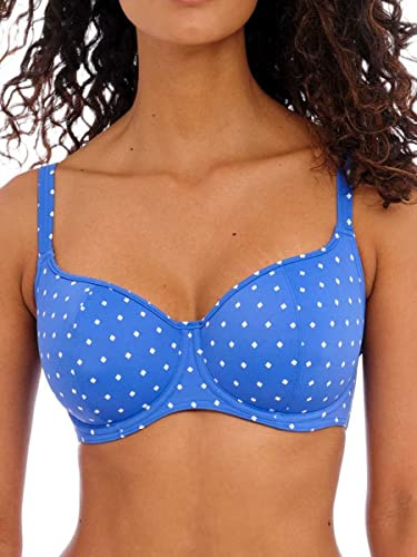Fantasie Jewel Cove Sweetheart Bikini Top Azure Blue 40FF