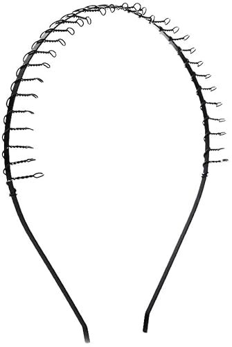 Lot de 2 serre-têtes en métal à 83 dents pour homme et femme