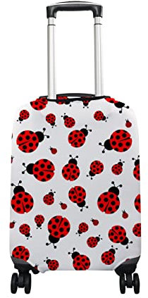 Gepäck-Koffer-Abdeckung, staubdicht, waschbar, elastisch, Größe M – Seven Star Ladybug, Farbe6, M 22-24 inch