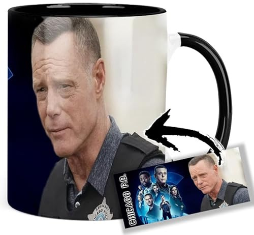 Chicago PD Jason Beghe Tasse Innen & Henkel Schwarz Keramikbecher Mug