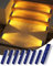 DetarZinLED Luces Solares LED Exterior Jardin, 8 uds Luces Solares Exterior Escalera IP68 Impermeable, Blanco Cálido Luz Exteriores Solar para Escaleras, Jardin, Patios, Terraza, Valla, Deck, Camino