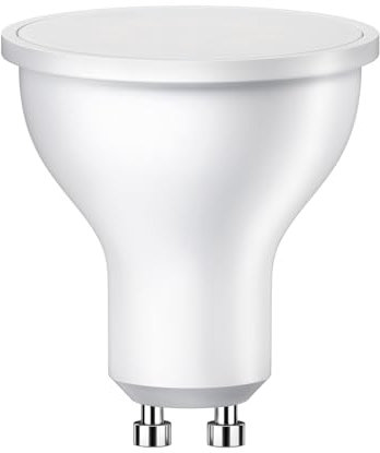 ledscom.de GU10 LED Leuchtmittel, PAR16, warmweiß (2800 K), 0,5 W, 49lm, 100°, matt