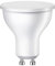 ledscom.de GU10 LED Leuchtmittel, PAR16, warmweiß (2800 K), 0,5 W, 49lm, 100°, matt