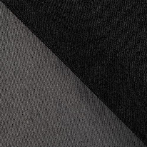 Elastischer Jeansstoff DOMI 0,5m - Hosenstoff Bekleidungsstoff Meterware (Schwarz)