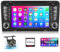 Android Autoradio 2 Din für Audi A3 8P/S3 8P/RS3 Sportback mit 7'' Touchscreen Mirror Link,Car Stereo Bluetooth mit WiFi FM/RDS Navi+12LED Rückfahrkamera