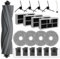 20 Stück Zubehörset für Dreame X40 Ultra Complete / X40 Master / L40 Ultra Staubsauger, Ersatzteile 1 Hauptbürste 6 Staubbeutel 4 Wischpads 4 Aktivkohlefilter 4 Seitenbürste 1 Reinigungszubehör