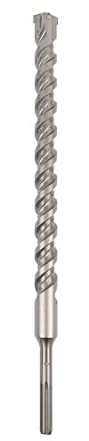 Torxero Mèche SDS MAX 1-1/2 po x 24 po, forets à marteau rotatif, forets en carbure, forets à maçonnerie pour béton, pierre et brique, SDS MAX double cannelure, foret à maçonnerie, foret à béton