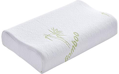 HOLIDYOYO Housse De Coussin Fibre De Bambou Ergonomique pour Oreiller Cervical Confort Optimal Et Respirabilité