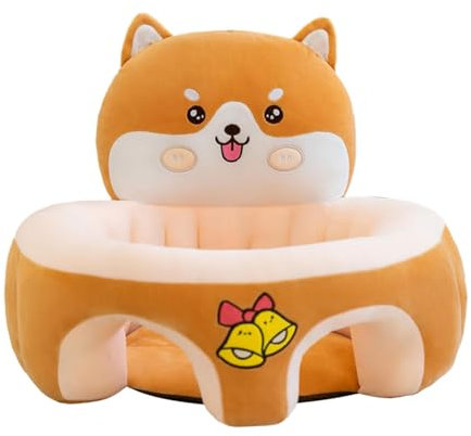 skyrabbiter Kindersitzsofa mit Tierdesign Sofa Stuhl für Kinderzimmer Baby Sitzhilfe Stützsitz Lernen Sitzen Sicherheitssitz Sitzkissen Kuscheltier Tier Kindersessel Plüschtiere Kleinkindmöbel (C)
