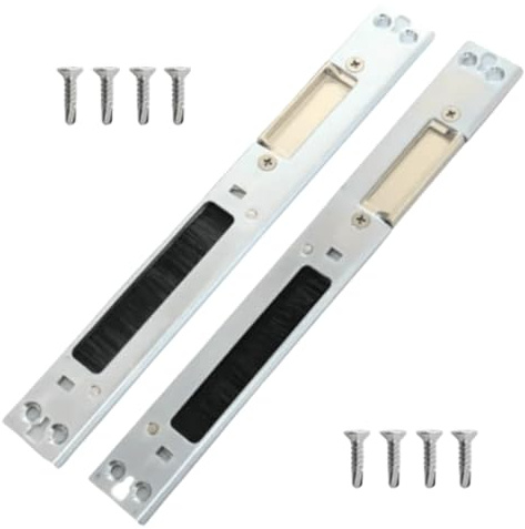 Universal Upvc Door Latch & Deadbolt Plate Centre Keep Right & Left Kit with Screws