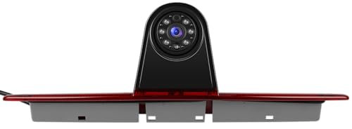 VECHTEL 720P Rückfahrkamera Transporter mit Bremslicht Bremsleuchte, Auto Rückfahrkamera für Mercedes Benz Sprinter 2006-2019, Dach Bremslicht Autokamera mit IP67 Wasserdicht Nachtsicht 140°Weitwinkel