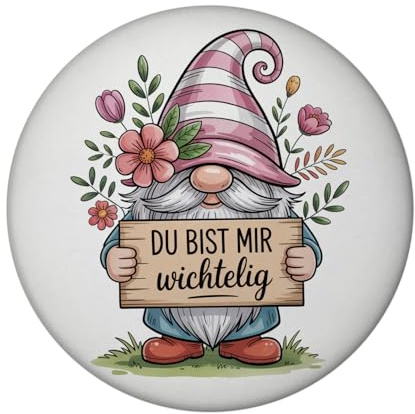 speecheese Magnet mit Flaschenöffner Du bist mir wichtelig für | Lustiger Wichtelfans Pflanzenliebhaber