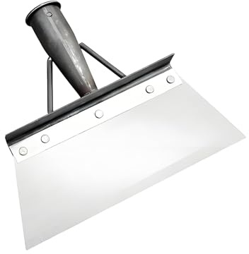 Grattoir à Béton,Outil de Jardinage Ergonomique et Résistant - Pelle De Bordure Et Racloir De Sol - pour Extérieur, Intérieur, Domestique, Commercial, Cuisine, Pelouse