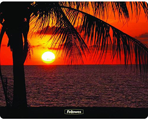 Fellowes Square Brite Mat Mouse Pad - Palm Moods