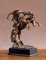 Fighting Western Cowboy Bronze Finish Statue mit Boden, 27,9 cm H