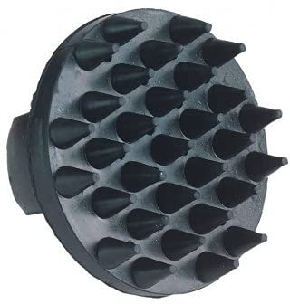 Gumminoppenstriegel, schwarz