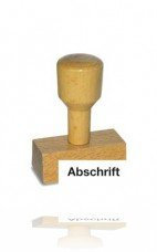 AMOS LST801 Vorgangsstempel - Abschrift