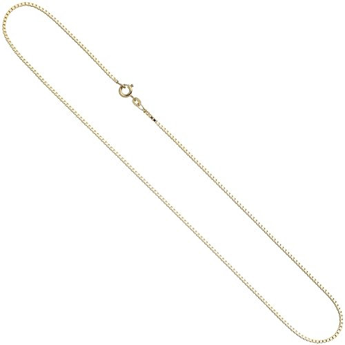 Jobo Damen Venezianerkette 585 Gelbgold 1,5 mm 45 cm Gold Kette Halskette Goldkette