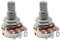 Musiclily Metrisch A500K Mini Potentiometers Split Shaft Audio Taper Poti für E-Gitarre und Bass(2 Stück)