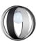 MiniSun | Modern Black and Grey Fabric Cocoon Globe Style Ceiling Light Shade | Pendant Lights, Home Décor & Improvement Essential | 290cm Shade Width