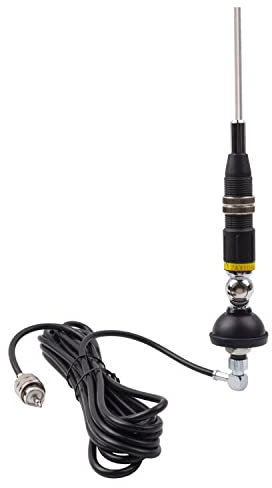 Vectorcom S327N Antennen-Set Mobile Antenne für 10-Meter-Band und CB mit 3 m RG58 Koaxialkabel mit PL259 Stecker, geeignet für CB-Funk und 10 Meter-Band