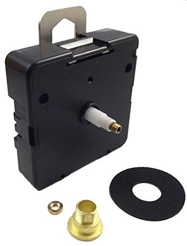 New Replacement UTS Euroshaft Quartz Clock Movement ( Shaft Length 16 mm) (Minute Hand Fixing Nut Gold Open)