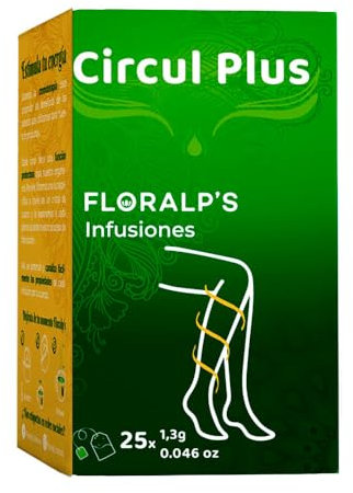 Circul Plus de Floralps - Infusión Natural para el Bienestar Circulatorio - 25 Sobres