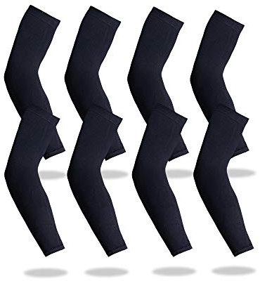 YISEVEN Ärmlinge UV Sonnenschutz Kompression Armstulpen Tattoo Cover Sport für Junge Mädchen Rutschfest Sommer Basketball Volleyball Wandern Fußball Kühlung Prime Day Gaming Sleeve Kind, BK4-M