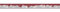 BRICOFLOR Frise papier peint | Papier peint fleur - Papier peint chambre adulte - Gris, Rouge | Taille 5,00 x 0,05 m = 0.25 m² BR962112F644ON0