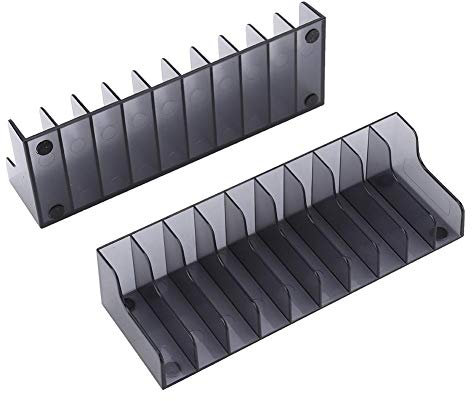 ABS Durevole 2 Pezzi Porta Carte di Gioco Staffa di archiviazione CD Impermeabile Portatile Grande capacità Compatibile con / Slim/PRO