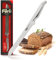 FURI Pro Brotmesser, aus rostfreiem japanischem Edelstahl, langes Brötchenmesser mit Wellenschliff zum leichten Schneiden von Brot, Brötchen und Co., Klingenlänge: 20 cm