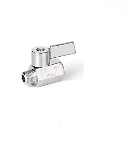 TANGJIANCHENG 1 Stück 1 8 1 4 3 8 1 2 1 Zoll Kugelhahn Edelstahl Griff NPT Gewinde Innengewinde 304 Kompatibel mit Wasserölsäure 2-Wege-Kugelhahn (Spezifikation: 3 4 Zoll, Spannung: Stecker auf