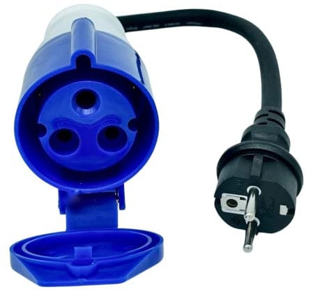 evplug/Adattatore per Ricarica EV CETAC 32 a SCHUKO 16A 50cm - MAX 16A