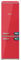 Cecotec Frigorifero Combinato Retro da 300L Bolero CoolMarket Combi Origin 300 Red E, Classe E, LED interno, Crisper Box, controllo della temperatura, maniglia cromata e ripiani in vetro.