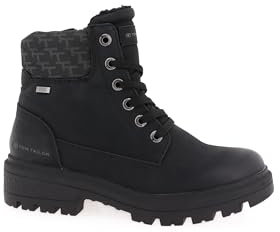 Tom Tailor Damen 6390390005 Mode-Stiefel, Black, 39 EU