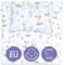 Kinderbettwäsche Baby Bettwäsche 100x135 cm aus Baumwolle - Kinder Set von Duvet Cover 100 x 135 und Kissenbezug 40x60 cm Junge und mädchen babybettwäsche bettbezug für Kleinkind Oeko-Tex