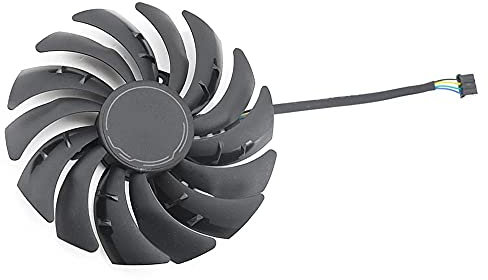 RAKSTORE PLD10010S12HH - Ventilador para tarjetas gráficas de 95 mm, compatible con MSI RTX 3060 VENTUS 2 x ventilador silencioso (B)