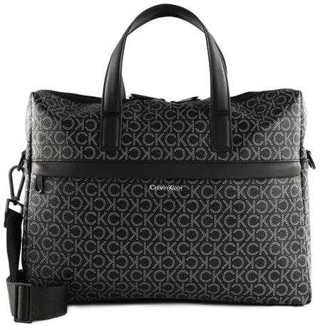 Calvin Klein Herren Computer Computertasche, Classic Mono Black