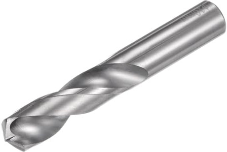 QUARKZMAN Massiver Hartmetall-Bohrer, 10 mm (0,394) YG6X/C3 Mikrokorn-Wolframkarbid-Spiralbohrer mit geradem Schaft zum Bohren von Edelstahl, Aluminium, Metall und Kunststoff