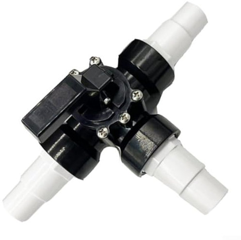 Vanne de dérivation d'eau 3 voies pour piscine - Pour eau propre et hygiénique - En PVC + métal