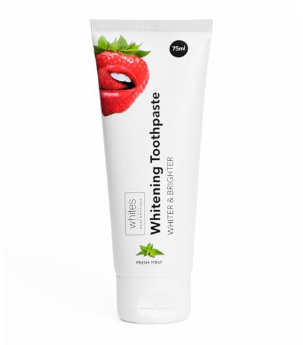 Whites Beaconsfield Advanced Teeth Whitening Toothpaste: Premium Oral Hygiene, Removes Plaque, Vegan & Cruelty-Free, Hydroxyapatite, Mint Flavour
