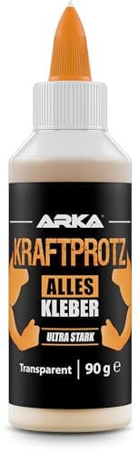 Colla universale 100 ml – KRAFTPROTZ adesivo extra forte trasparente – incolla invece di forare – rapida, flessibile e impermeabile – per legno, metallo, plastica, carta, tessuti, casa e fai da te