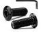 M4 x 20 mm 10 Piezas de Tornillos de Cabeza Hueca Hexagonal de Cabeza Plana Pernos, Acero Inoxidable A2 V2A, Pernos de Cabeza Plana, Rosca Completa, Óxido Negro (con Llaves Allen)