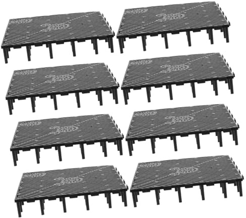 IMIKEYA Plaque De Filtre sous Sable pour Aquarium - 20 Pièces Filtre De Gravier - Accessoires De Séparation pour Poissons Idéal pour Le Fond D'Aquarium Et Filtration Efficace